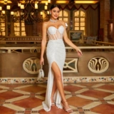 .Sesexy 2024 Sequin Split Proms Fashion Вечернее платье
