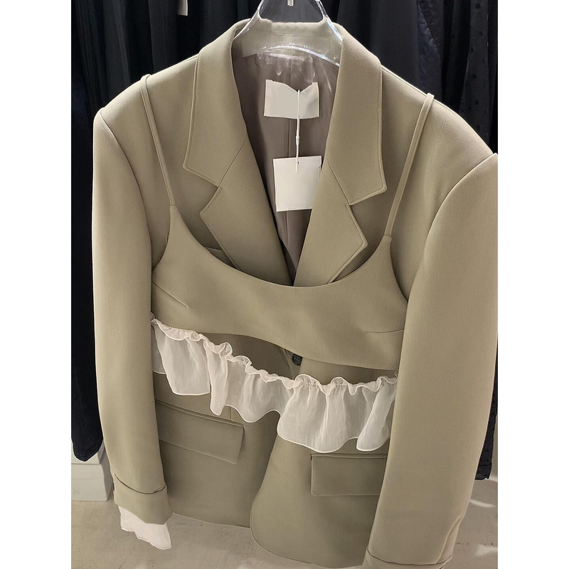 Niche Design Blazer for Women 2026 New Spring/Summer High-End Minimalist Unique and Chic Suit Jacket