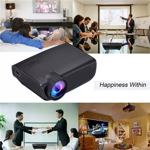 1080P Full HD WIFI 3D Wireless MINI Projector 2200 Люмен Видео