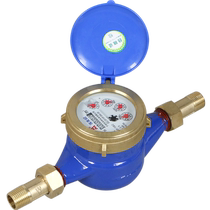 Amico water meter LXSY-E iron shell high-sensitivity water meter household mechanical digital cold water meter 062