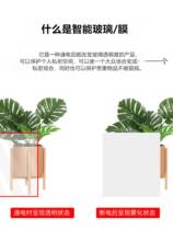 Intelligent electronically controlled dimming glass power-off atomized glass office partition mobile door privacy protection tempered glass film