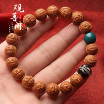 View of the bodice of the Bodhisattva Monkeys hand in hand to play with peach nuclear finery Millver nuclear sculptures for the Buddhas rich and rich olive nuclear round pearl earth