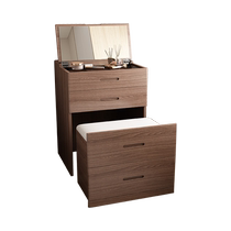 Dressing table small bedroom small apartment bedside cabinet internet celebrity dressing table integrated flip solid wood storage cabinet