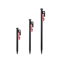 Outdoor thick and long ground nails camping tent steel nails canopy windproof rope fixed nails solid high strength camp nails