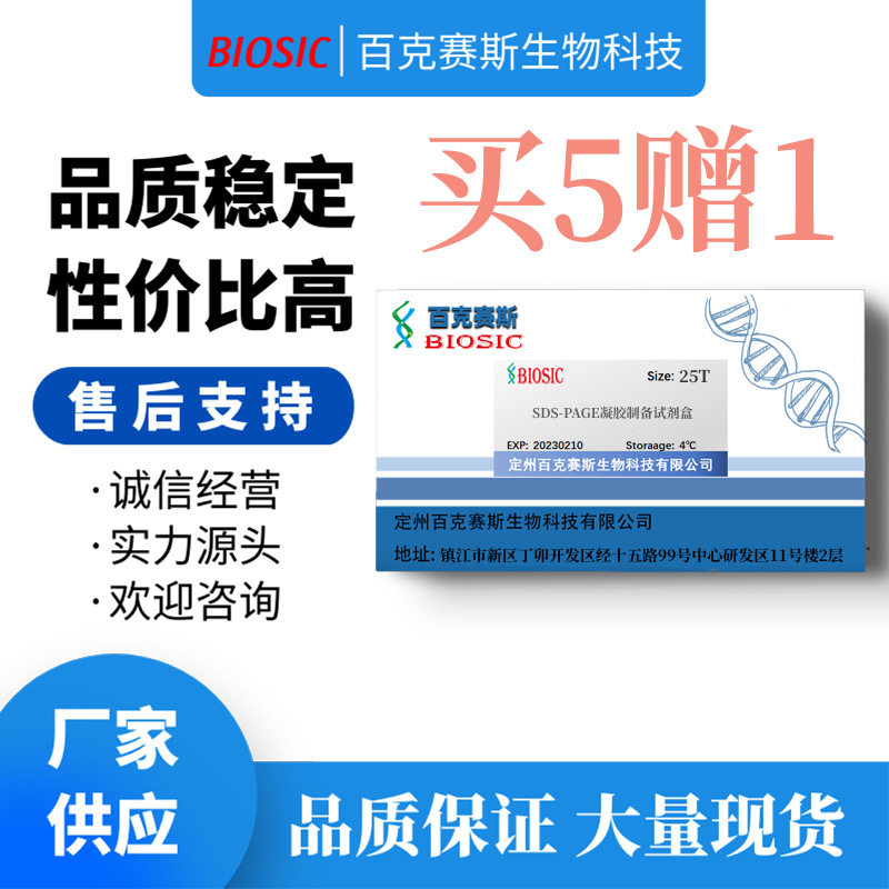 SDS-PAGE凝胶制备试剂盒 制胶试剂盒 科研实验用 百克赛斯生物