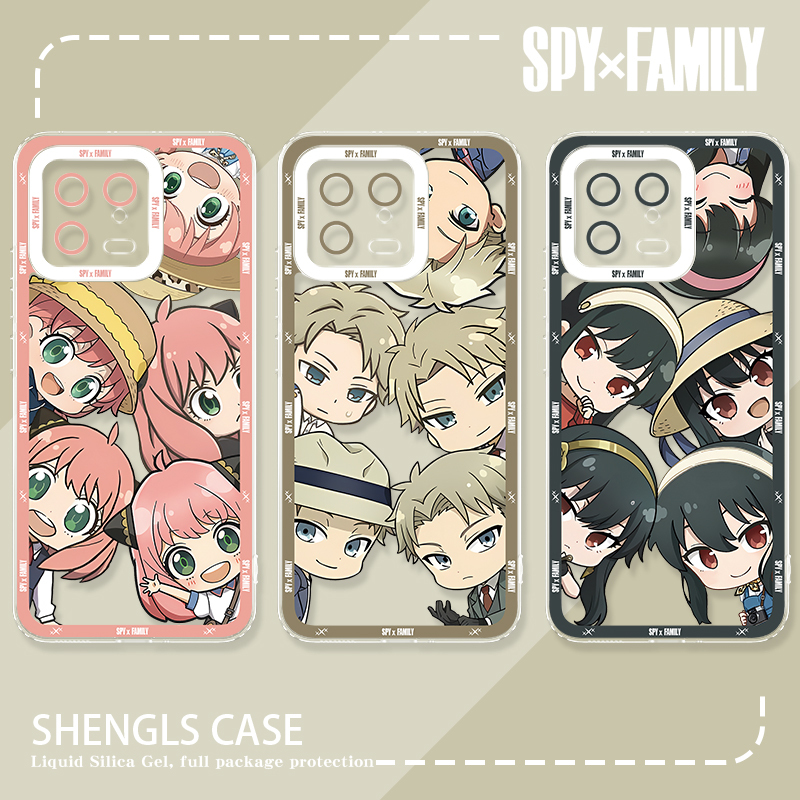 Spy-Themed Xiaomi 15 Pro Phone Case, K60 Supreme Edition, Compatible with Redmi K80, 13t, Aniya, 14 Ultra, Yor, Note 13 Pro, Twilight, 12 Anime, 11 Cute, 10S Transparent, K50