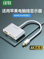 Greenlink minidp-hdmi/vga 컴퓨터 변환기 dp 인터페이스 Thunderbolt 2 도킹 스테이션 연결 모니터 프로젝션