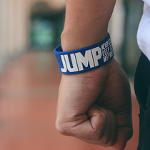 JUMP series wide version creative bracelet original MF parkour sports big wrist strap silicone basketball trend skateboard fitness