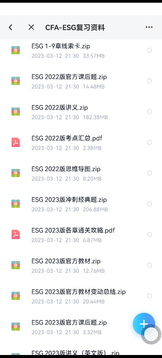Pack pass cfa esg cfa esg material cga CFA-ESG course training video pre-topic-Taobao