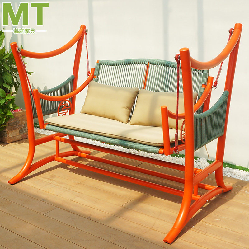 Outdoor Swing Patio Outdoor Rocking Chair Open-air Garden Autumn Thousands Chair Indoor Hammock home Balcony Hanging Chair-Taobao