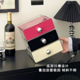 Настольная косметическая коробка для хранения, туалетный столик для ухода за кожей, помада