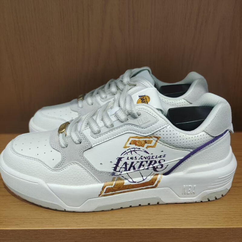 Jack Jones' New Autumn and Winter Collaboration with the Los Angeles Lakers Men's Casual Shoes Thick-Soled Shoes 2263C8007010