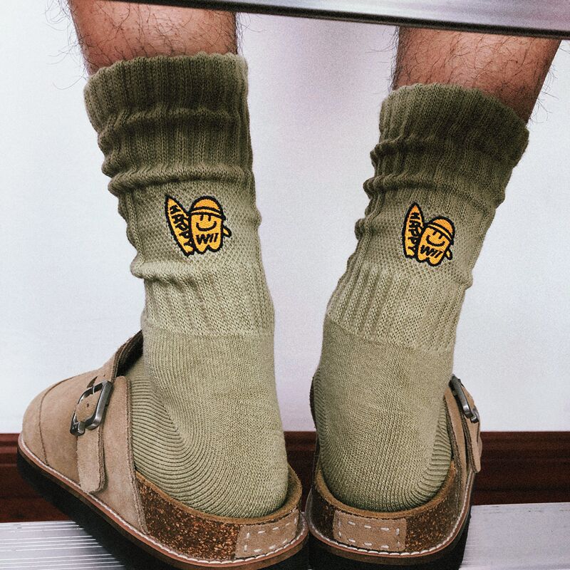 Treetallife【1 Pair】Socks for Men and Women, Art Student Men's Slouch Socks, Sports Mid-Calf Cotton Socks