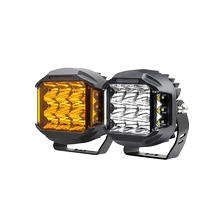 HIMA motorcycle auxiliary spotlight Wuji ds525x modified flashing three-sided side-emitting super bright adv paving light