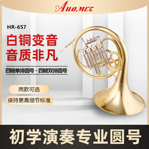 Round musical instrument F-tuning four-key single row two-row beginning professional exam band orchestra Church Play