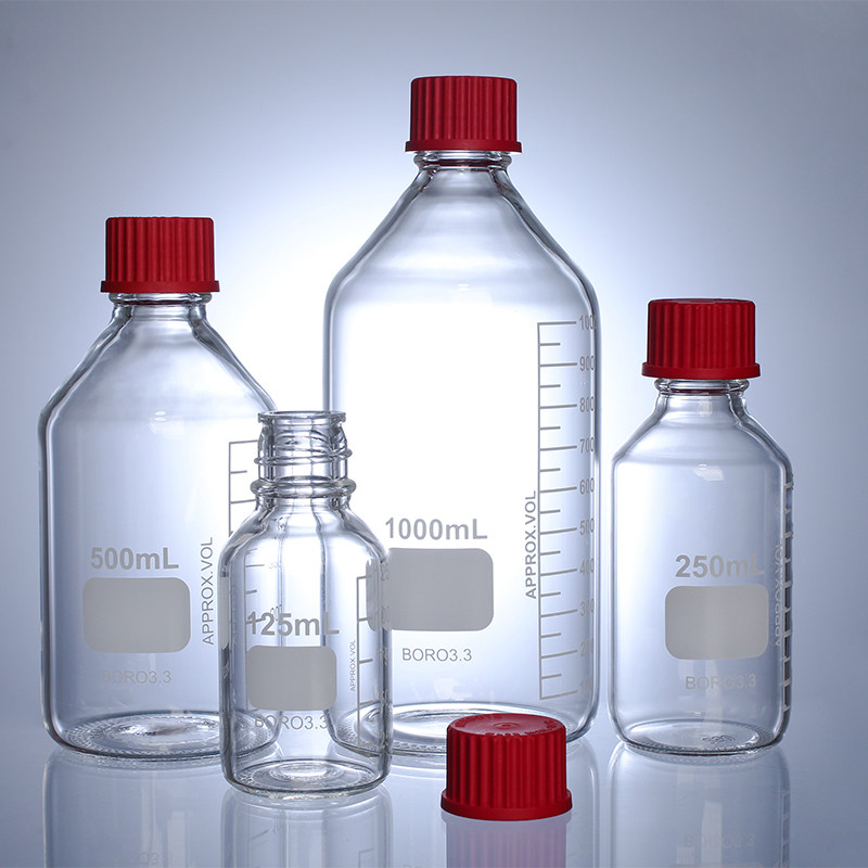 培养基瓶  厌氧灭菌瓶 灰色丁基塞 高温蒸汽灭菌瓶 取样瓶125ml 250ml 500ml