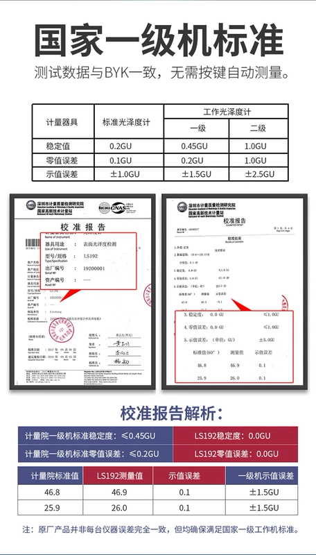 Máy đo độ bóng/mét đá sơn kim loại 60 độ máy đo ánh sáng LS192/193/195/196/197 Lin Shang độ bóng bề mặt độ bóng bề mặt