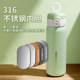 316 Stainless Steel Straw Insulated Cup for Women, High Appearance Value, Special Cup for Pregnant Women, Large Capacity Children's Water Cup, Portable