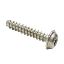 304 stainless steel pan head plum blossom with pad flat tail self-tapping screw round head anti-theft baffle self-tapping screw M2-M4M5