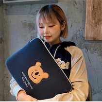 New Korean niche design tablet liner bag cartoon cute koala embroidered anti-fall protective cover