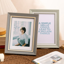 Simple and Fresh Photo Frame Display Stand 55667788 10inch A4 Wall-Mounted Picture Frame Plus Photo Printing Frame Decoration