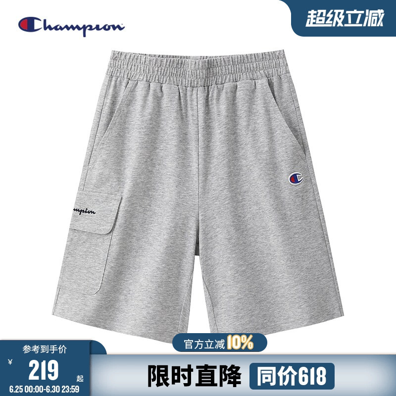 Champion Boys' Trendy Retro Classic Casual Sports Shorts 26 Summer New Style