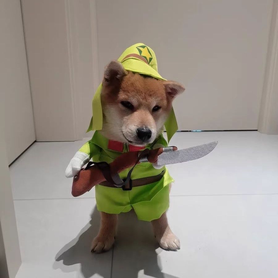 日本狗衣服宠物狗狗猫咪搞笑衣服小型犬猫咪搞怪服立体变身装cos