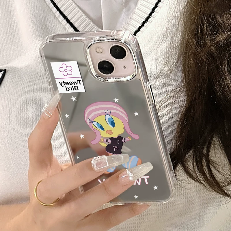 Чехол для телефона Apple, совместим с iPhone 15/15 Pro/15 Plus, зеркальное электропокрытие, защита при падении