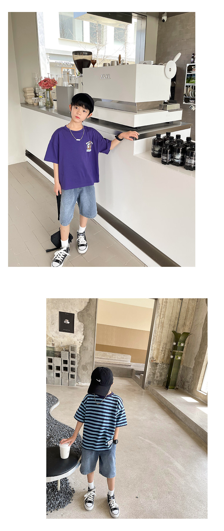 海妈家童装男童牛仔短裤夏季薄款2026新款儿童五分裤子青少年中裤 — 20