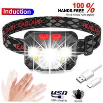 Hands-free LED Headlamp Motion Sensor head lamp headlight headlight
