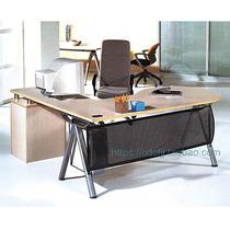 Chengdu panel office furniture steel-wood desk modern supervisor desk manager boss desk herringbone steel frame manufacturer customized