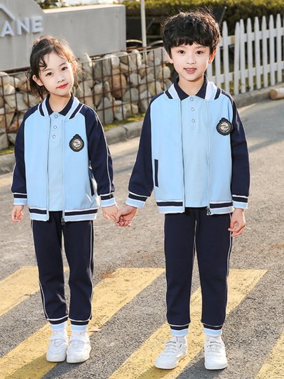 幼儿园园服春秋款套装英伦风小学生运动班服儿童校服秋季表演服