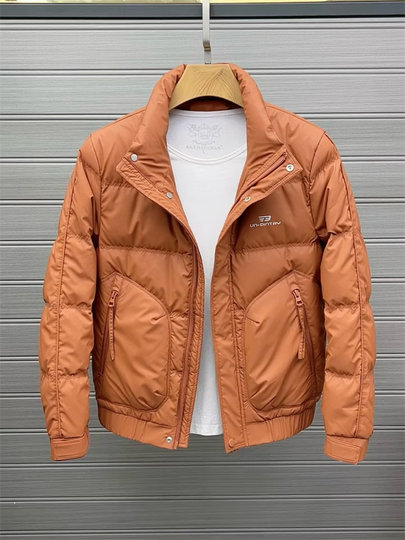 Men's 2026 new down jacket winter high-end men's multi-pocket stand-up collar thickened warm slim jacket