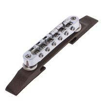 Adjustable Chrome Rosewood Bridge Roller Saddles For Les J