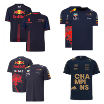 Новый гоночный автомобиль Red Bull F1 костюм Red Bull Racing футболки Red Bull Fleet Short Hort Sport Speed Dry Vesta