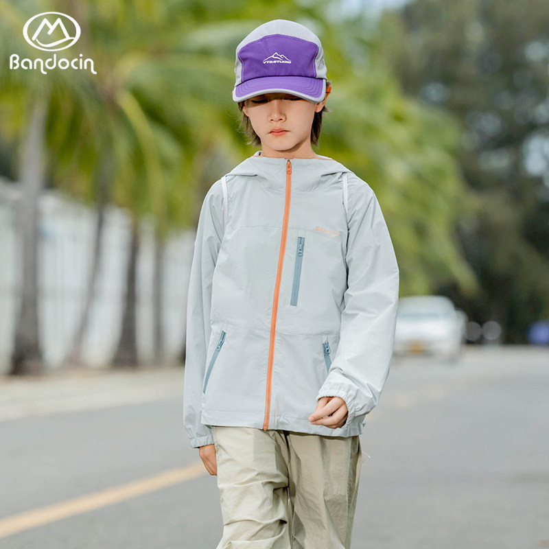 Trendy Children's Autumn Sports Jacket for Older Kids, 2026 New Model, Boys and Girls Spring and Autumn Hooded Top — 2