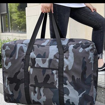 Waterproof oxford cloth handbag with extra capacity