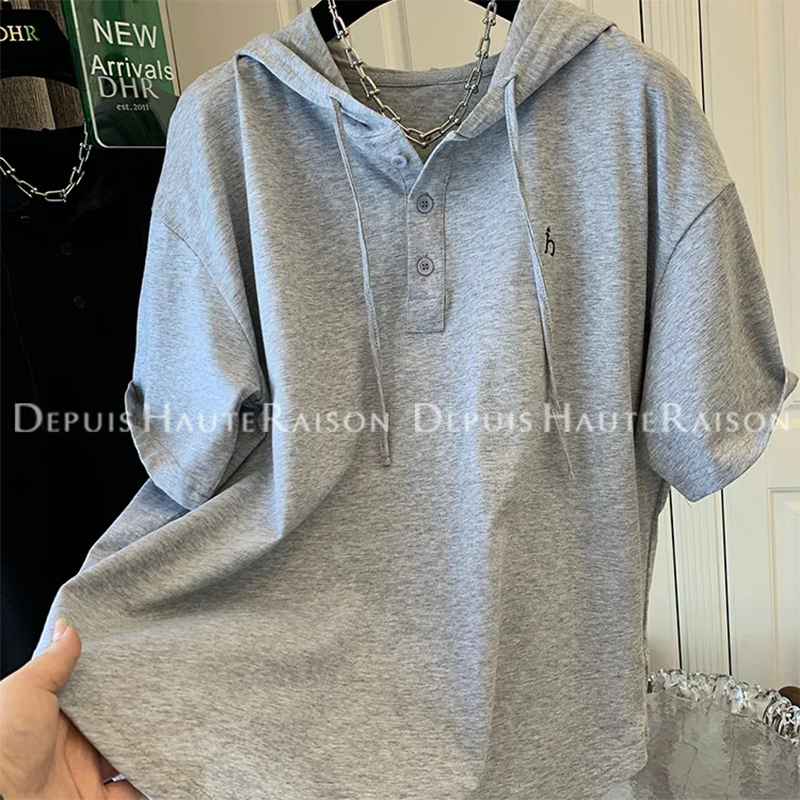 Extra Large Size 150kg Plus-Size Loose-Fitting Short-Sleeved Top for Women, Summer Casual Slimming Hooded Sportswear 2 Extra Large Size 150kg Plus-Size Loose-Fitting Short-Sleeved Top for Women, Summer Casual Slimming Hooded Sportswear 2
