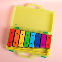 Professional large eight-tone brick 8-tone aluminum plate piano for children to knock on the piano wood Orff percussion instrument music teaching aids