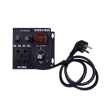 Single-phase 220V electronic voltage regulator temperature adjustment light adjustment resistance controller axial flow fan adjustable motor transmission