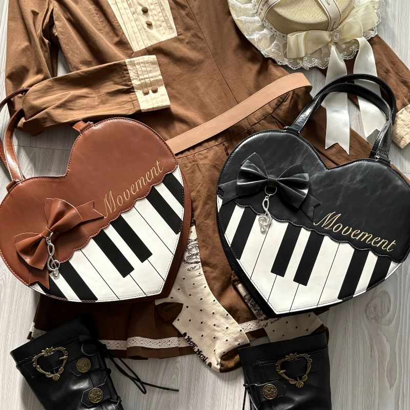 【Truecolor】Piano Heart Bag