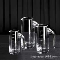 Glass white wine foreign wine red wine decanter household small wine glass jug wine measuring device hotel wine jug wine dispenser