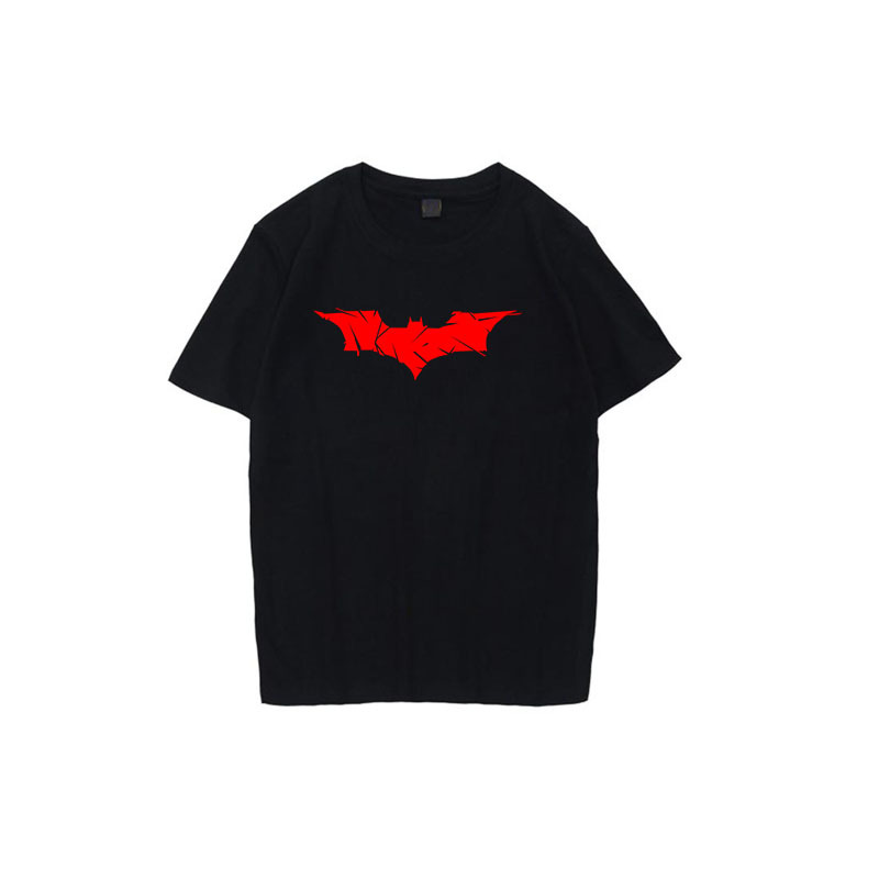 Summer Batman Batman Short-Sleeved Round Neck T-Shirt with Superhero Personality Print for Students, Men and Women Summer Batman Batman Short-Sleeved Round Neck T-Shirt with Superhero Personality Print for Students, Men and Women