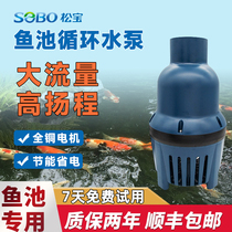 Songbao fish pond circulating water pump koi pond filter submersible pump outdoor courtyard fish pond large flow pump