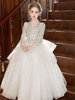 Gifishlow Hong Kong Luxury Children's Clothing High-End Girls' Birthday Party Evening Dress Host Piano Performance Outfit