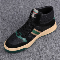 European station high - gang mens shoes 2022 new leather plate shoes classic high - quality fashion casual shoes and tide shoes