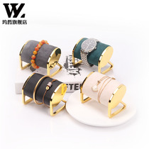 Gold bracelet bracelet display stand jewelry jade jewelry stand props metal watch necklace storage tray