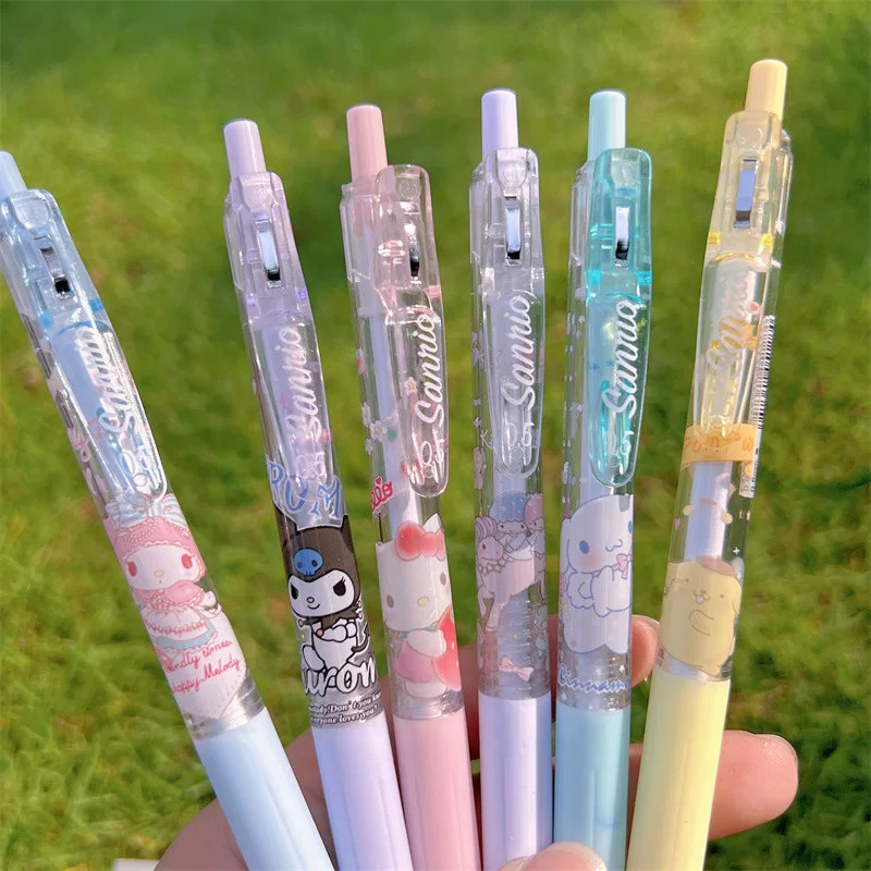6ШТ kawaii Санрио нейтральная ручка Киннаморолл Май Мэдоли Куроми