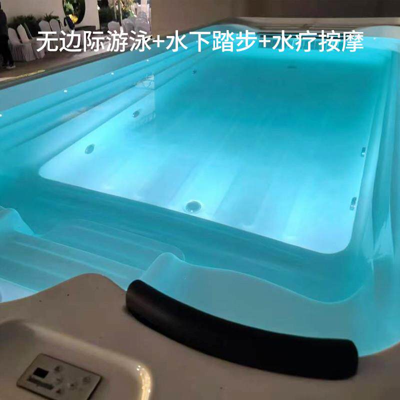 成品无边际亚克力逆流游泳池:别墅民宿恒温豪华享受,户外庭院私人泳池新选择!-游泳池-淘宝好物网