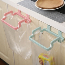 Kitchen Hanging Cabinet Door Garbage Rack Door Back Type Garbage Bag storage rack Plastic Bag Holder